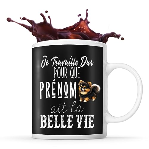 Mug personnalisable Prénom Spitz Allemand