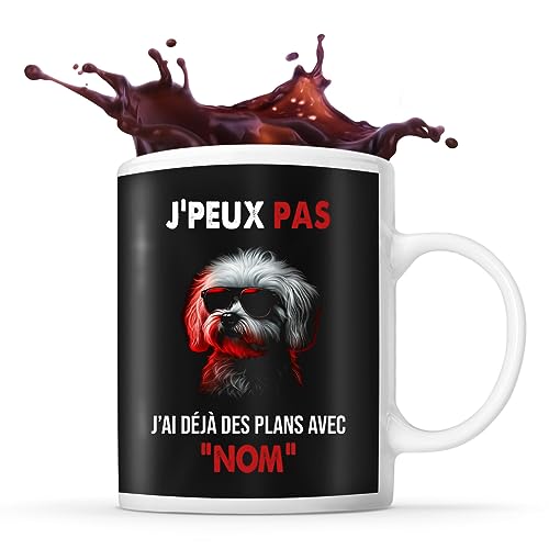 Mug personnalisable Prénom bichon maltais