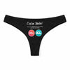 Culotte Tanga Personnalisé Femme Camping Car - sous-Vêtement Coton Idée Cadeau Humour Saint Valentin Anniversaire