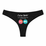 Culotte Tanga Personnalisé Femme Camping Car - sous-Vêtement Coton Idée Cadeau Humour Saint Valentin Anniversaire