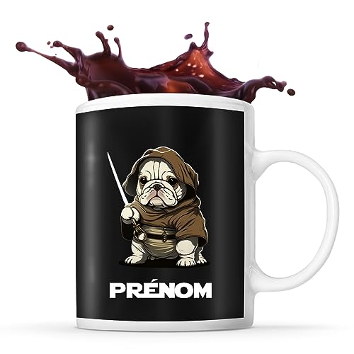 Mug personnalisable Prénom bouledogue anglais