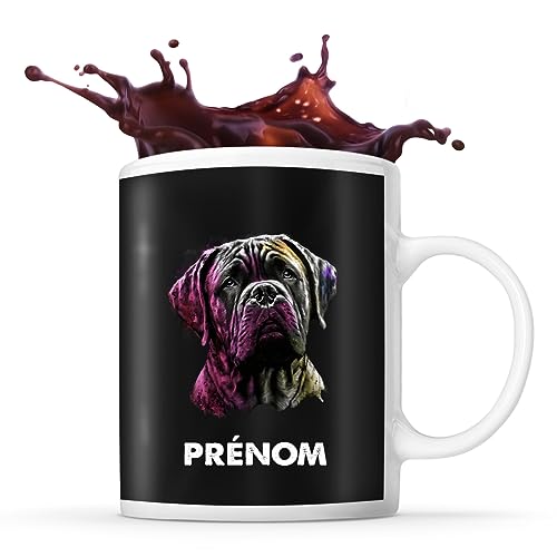 Mug personnalisable Prénom  Mastiff Dogue de Bordeaux