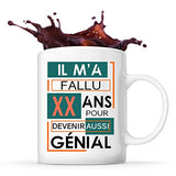 Mug personnalisable Âge Génial(e) - Planetee