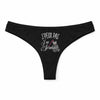 Culotte Tanga Personnalisé Femme Stock Femme M - Scrabble Kopia Jpeux Pas - sous-Vêtement Coton Idée Cadeau Humour Saint Valentin Anniversaire