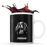 Mug personnalisable Prénom Cavalier king charles