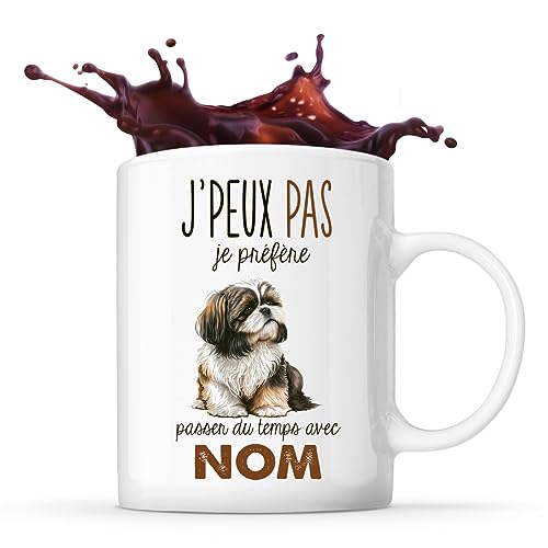 Mug personnalisable Prénom Shih Tzu