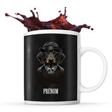 Mug personnalisable Prénom Teckel