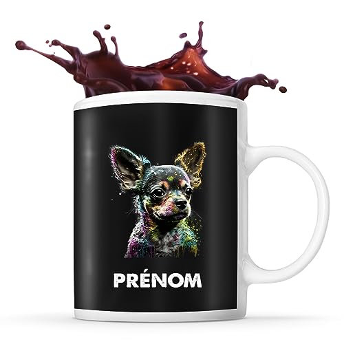 Mug personnalisable Prénom Chihuahua