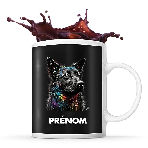 Copie de Mug personnalisable Prénom berger de beauce