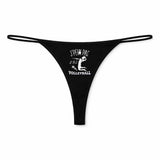 String Femme Volleyball Jpeux Pas - sous-Vêtement Coton Idée Cadeau Humour Saint Valentin Anniversaire