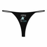 String Femme Escrime Jpeux Pas - sous-Vêtement Coton Idée Cadeau Humour Saint Valentin Anniversaire