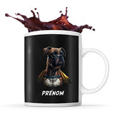 Mug personnalisable Prénom boxer