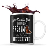 Mug personnalisable Prénom  Mastiff Dogue de Bordeaux
