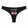 Culotte Tanga Personnalisé Femme Football - sous-Vêtement Coton Idée Cadeau Humour Saint Valentin Anniversaire