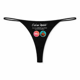 String Femme Barbecue - sous-Vêtement Coton Idée Cadeau Humour Saint Valentin Anniversaire