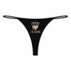 String Femme Aerobic Jpeux Pas - sous-Vêtement Coton Idée Cadeau Humour Saint Valentin Anniversaire