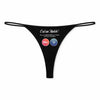 String Femme Meditation - sous-Vêtement Coton Idée Cadeau Humour Saint Valentin Anniversaire