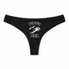 Culotte Tanga Personnalisé Femme Jpeux Pas Jai Ski pour Noir Jpeux Pas - sous-Vêtement Coton Idée Cadeau Humour Saint Valentin Anniversaire