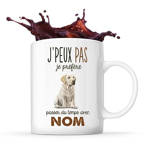 Mug personnalisable Prénom Labrador Retriever