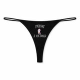 String Femme Danse Danser Licorne Jpeux Pas - sous-Vêtement Coton Idée Cadeau Humour Saint Valentin Anniversaire
