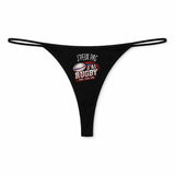 String Femme Rugby 2 Jpeux Pas - sous-Vêtement Coton Idée Cadeau Humour Saint Valentin Anniversaire