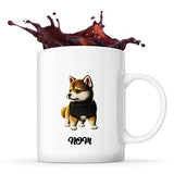 Mug personnalisable Prénom Shiba inu