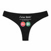 Culotte Tanga Personnalisé Femme Tableurs - sous-Vêtement Coton Idée Cadeau Humour Saint Valentin Anniversaire