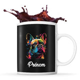 Mug personnalisable Prénom bouledogue français