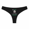 Culotte Tanga Personnalisé Femme Samantha Pas Touche - sous-Vêtement Coton Idée Cadeau Humour Saint Valentin Anniversaire