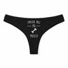 Culotte Tanga Personnalisé Femme J_Peux Pas Muscu Kopia Jpeux Pas - sous-Vêtement Coton Idée Cadeau Humour Saint Valentin Anniversaire