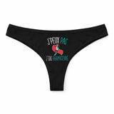 Culotte Tanga Personnalisé Femme Pharmacienne Kopia Jpeux Pas - sous-Vêtement Coton Idée Cadeau Humour Saint Valentin Anniversaire