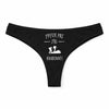 Culotte Tanga Personnalisé Femme J_Peux Pas Randonnee Kopia Jpeux Pas - sous-Vêtement Coton Idée Cadeau Humour Saint Valentin Anniversaire