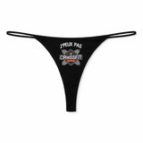 String Femme Jpeux Pas Jai Crossfit Jpeux Pas - sous-Vêtement Coton Idée Cadeau Humour Saint Valentin Anniversaire