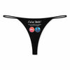 String Femme Peche - sous-Vêtement Coton Idée Cadeau Humour Saint Valentin Anniversaire