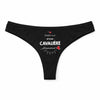 Culotte Tanga Personnalisé Femme Cavaliere Damour - sous-Vêtement Coton Idée Cadeau Humour Saint Valentin Anniversaire