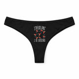 Culotte Tanga Personnalisé Femme Tricking Kopia Jpeux Pas - sous-Vêtement Coton Idée Cadeau Humour Saint Valentin Anniversaire