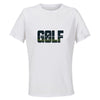 Maillot de Sport Femme Golf 2 Minimaliste - T-Shirt Respirant Polyester Manches Courtes - Cadeau Sportive Anniversaire Noël Fête des Mères