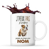 Mug personnalisable Prénom bouledogue anglais