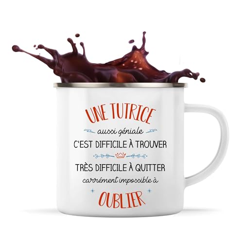 Tasse métallique Tutrice aussi géniale