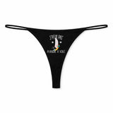 String Femme Planche A Voile Jpeux Pas - sous-Vêtement Coton Idée Cadeau Humour Saint Valentin Anniversaire