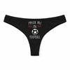 Culotte Tanga Personnalisé Femme Jpeux Pas Football Kopia Jpeux Pas - sous-Vêtement Coton Idée Cadeau Humour Saint Valentin Anniversaire