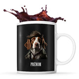 Mug personnalisable Prénom Epagneul Breton