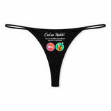 String Femme Biere - sous-Vêtement Coton Idée Cadeau Humour Saint Valentin Anniversaire
