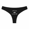 Culotte Tanga Personnalisé Femme Jpeux Pas Pieds Carre Jpeux Pas - sous-Vêtement Coton Idée Cadeau Humour Saint Valentin Anniversaire