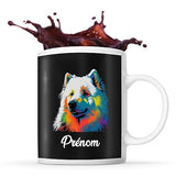 Mug personnalisable Prénom Samoyède