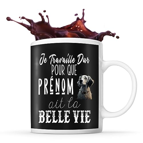 Mug personnalisable Prénom Setter Anglais