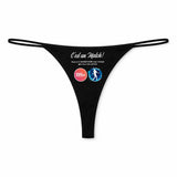 String Femme Dancefloor - sous-Vêtement Coton Idée Cadeau Humour Saint Valentin Anniversaire