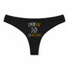 Culotte Tanga Personnalisé Femme Mots Croises Kopia Jpeux Pas - sous-Vêtement Coton Idée Cadeau Humour Saint Valentin Anniversaire