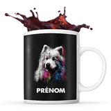 Mug personnalisable Prénom Samoyède