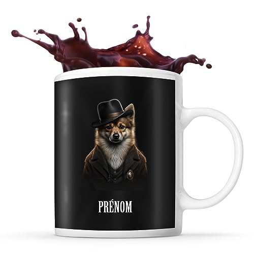 Mug personnalisable Prénom Spitz Allemand